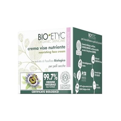 BIO + , Organic Skincare, Crema Viso Nutriente, con Burro di Karitè Biologico, Nutre e Lenisce le Pelli Secche, Assorbimento Rapido, 50ml BIO + , Organic Skincare, Crema Viso Nutriente, con Burro di Karitè Biologico, Nutre e Lenisce le Pelli Secche, Assorbimento Rapido, 50ml