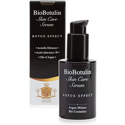 BIO + BioBotulin Skin Care Serum BOTOX EFFECT 30 ml Siero viso acido ialuronico Ingrdienti: anti-invecchiamento, anti-age – Acmella, Acido Ialuronico 3P, Argan, Vitamina B5 BIO + BioBotulin Skin Care Serum BOTOX EFFECT 30 ml Siero viso acido ialuronico Ingrdienti: anti-invecchiamento, anti-age – Acmella, Acido Ialuronico 3P, Argan, Vitamina B5