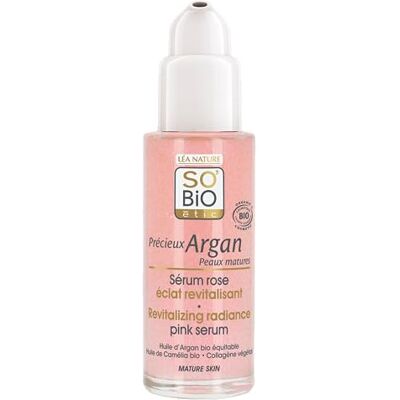 BIO + LA NATURA Siero Rosa Brillante Rivitalizzante Prezioso Argan Pelle matura Fermezza, Vitalità ed Eclat Olio di Argan Collagene vegetale 99% di origine naturale Made in Francia BIO + LA NATURA Siero Rosa Brillante Rivitalizzante Prezioso Argan Pelle matura Fermezza, Vitalità ed Eclat Olio di Argan Collagene vegetale 99% di origine naturale Made in Francia