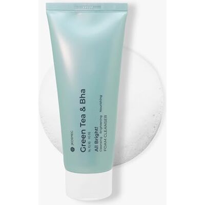JKosmec Detergente Schiumogeno Tutto Luminoso con Tè Verde e BHA - Foam Cleanser JKosmec Detergente Schiumogeno Tutto Luminoso con Tè Verde e BHA - Foam Cleanser