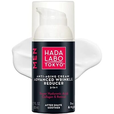 Hada Labo Tokyo Men Anti-Aging Hyaluron Creme Advanced Wrinkle Reducer Day & Night Kosmetik für Männer Hada Labo Tokyo Men Anti-Aging Hyaluron Creme Advanced Wrinkle Reducer Day & Night Kosmetik für Männer