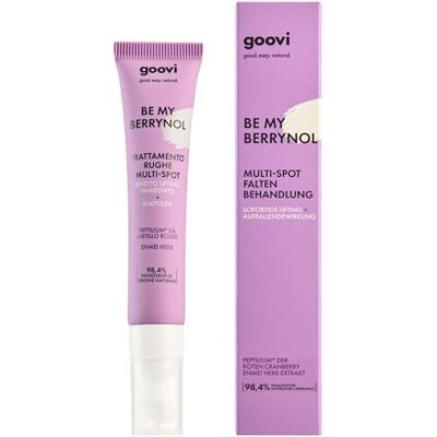 Goovi Be My Berrynol Multispot Treatment – Cura intensiva con effetto lifting istantaneo – Riduce rughe e rughe mimiche – 15 ml Goovi Be My Berrynol Multispot Treatment – Cura intensiva con effetto lifting istantaneo – Riduce rughe e rughe mimiche – 15 ml