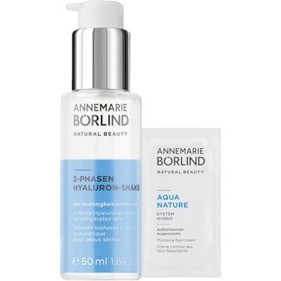 ANNEMARIE BÖRLIND Shake all'acido ialuronico bifasico, 50 ml + sacchetto Siero idratante per il viso, crema per gli occhi, idratante e levigante, per la cura del viso rinfrescante ANNEMARIE BÖRLIND Shake all'acido ialuronico bifasico, 50 ml + sacchetto Siero idratante per il viso, crema per gli occhi, idratante e levigante, per la cura del viso rinfrescante