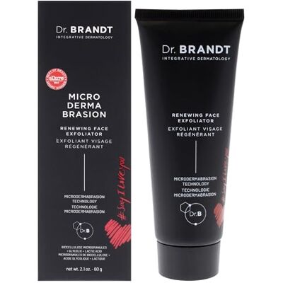 Brandt Esfoliante Antietà con Trattamento Microdermoabrasione ‒ Crema Leggera Antietà per Ridurre Macchie, Rughe e Linee Sottili ‒ Con Cristalli di Ossido di Alluminio Professionali (60 g) Brandt Esfoliante Antietà con Trattamento Microdermoabrasione ‒ Crema Leggera Antietà per Ridurre Macchie, Rughe e Linee Sottili ‒ Con Cristalli di Ossido di Alluminio Professionali (60 g)