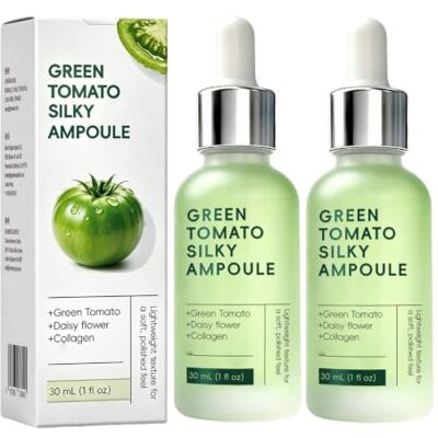 Generic Ampolla Lifting ai Pomodori Verdi per i Pori, Siero in Ampolla ai Pomodori Verdi, Siero Restringi-Pori, Trattamento Idratante e Rassodante per Pelli Sensibili, Skincare Coreana Generic Ampolla Lifting ai Pomodori Verdi per i Pori, Siero in Ampolla ai Pomodori Verdi, Siero Restringi-Pori, Trattamento Idratante e Rassodante per Pelli Sensibili, Skincare Coreana