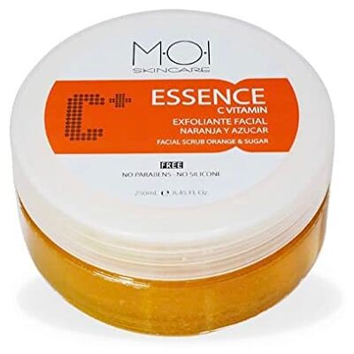MOI MOISES CAMPO Essence Scrub viso Narnaja e zucchero con vitamina C senza parabeni senza silicone 250 ml. M·O·I SkinCare MOI MOISES CAMPO Essence Scrub viso Narnaja e zucchero con vitamina C senza parabeni senza silicone 250 ml. M·O·I SkinCare