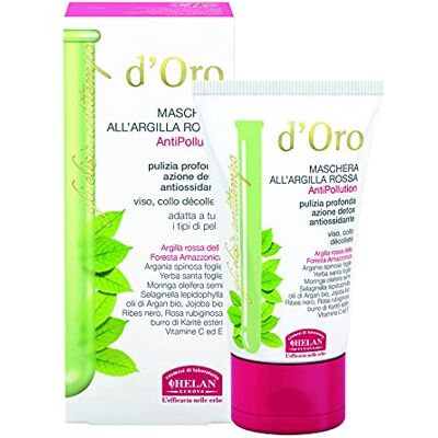 Helan Elisir Antitempo d'Oro Maschera all'Argilla Rossa 50 mL Helan Elisir Antitempo d'Oro Maschera all'Argilla Rossa 50 mL