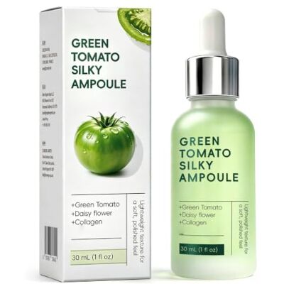 Generic Ampolla Lifting ai Pomodori Verdi per i Pori, Siero in Ampolla ai Pomodori Verdi, Siero Restringi-Pori, Trattamento Idratante e Rassodante per Pelli Sensibili, Skincare Coreana Generic Ampolla Lifting ai Pomodori Verdi per i Pori, Siero in Ampolla ai Pomodori Verdi, Siero Restringi-Pori, Trattamento Idratante e Rassodante per Pelli Sensibili, Skincare Coreana