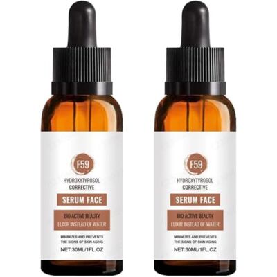 Generic Siero viso correttivo e rassodante all'idrossitirosolo, con acido ialuronico naturale, aloe e paracress; idratazione profonda per donna, azione anti-età per pelli mature. Generic Siero viso correttivo e rassodante all'idrossitirosolo, con acido ialuronico naturale, aloe e paracress; idratazione profonda per donna, azione anti-età per pelli mature.