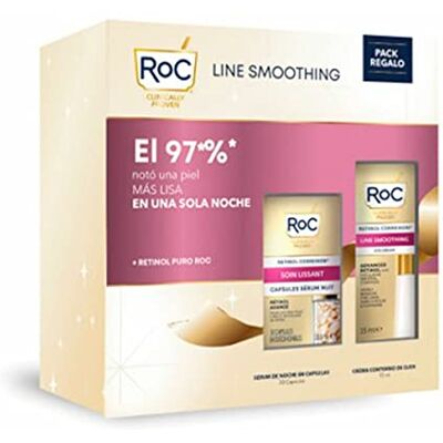 ROC Line Smoothing Siero Lote 2 Pz per la beauty routine quotidiana, per trattamento mirato e luminosità ROC Line Smoothing Siero Lote 2 Pz per la beauty routine quotidiana, per trattamento mirato e luminosità