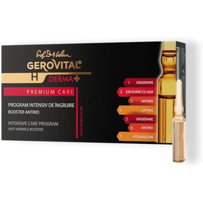 GEROVITAL H3 Derma+ Premium Care Fiale Viso Antirughe AHA Matrixyl 7 x 2 ml GEROVITAL H3 Derma+ Premium Care Fiale Viso Antirughe AHA Matrixyl 7 x 2 ml