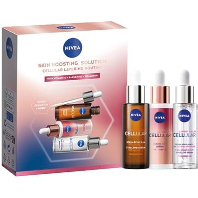 NIVEA Confezione regalo per la cura della pelle, regalo di Natale, regalo di Natale, regalo di Natale, siero anti-età, confezione regalo NIVEA Confezione regalo per la cura della pelle, regalo di Natale, regalo di Natale, regalo di Natale, siero anti-età, confezione regalo