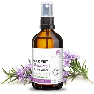 B.O.T cosmetic & wellness Idrolato Acqua Floreale Rosmarino Biologico 100 ml Spray Viso Pelle Grassa, Lozione Tonica Capelli 100% Naturale Struccante viso e occhi Idratante Acqua Micellare Detergente Acne B.O.T cosmetic & wellness Idrolato Acqua Floreale Rosmarino Biologico 100 ml Spray Viso Pelle Grassa, Lozione Tonica Capelli 100% Naturale Struccante viso e occhi Idratante Acqua Micellare Detergente Acne