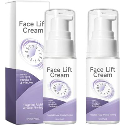 Generic Crema viso idratante, rassodante e anti-rughe con effetto lifting in 2 minu Idratante leggero, filler per rughe profonde (viso e collo), leviga le linee sottili Generic Crema viso idratante, rassodante e anti-rughe con effetto lifting in 2 minu Idratante leggero, filler per rughe profonde (viso e collo), leviga le linee sottili