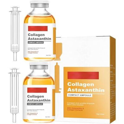 Generic Siero viso al collagene e astaxantina, fiala lifting al collagene e astaxantina Siero antirughe, rassodante e illuminante, riduce linee sottili e macchie scure Generic Siero viso al collagene e astaxantina, fiala lifting al collagene e astaxantina Siero antirughe, rassodante e illuminante, riduce linee sottili e macchie scure