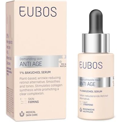 EUBOS Siero 1% BAKUCHIOL di ANTI AGE Rassoda E Riduce Le Rughe Senza Retinolo Per Una Pelle Più Liscia Con Meno Macchie Di Età Per Pelli Esigenti Vegano 30ml EUBOS Siero 1% BAKUCHIOL di ANTI AGE Rassoda E Riduce Le Rughe Senza Retinolo Per Una Pelle Più Liscia Con Meno Macchie Di Età Per Pelli Esigenti Vegano 30ml