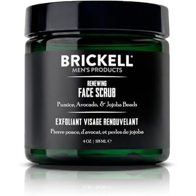 Brickell Men's Products Brickell Men's Scrub Viso Rinnovatore per Uomo, Naturale e Biologico, Scrub Viso Esfoliante Formulato con Perline di Jojoba, Extra di Caffè e Pomice, 118ml, Profumato Brickell Men's Products Brickell Men's Scrub Viso Rinnovatore per Uomo, Naturale e Biologico, Scrub Viso Esfoliante Formulato con Perline di Jojoba, Extra di Caffè e Pomice, 118ml, Profumato