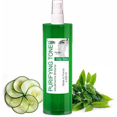 bleu & marine Bretania bleumarine Bretania Lozione Tonico Astringente Purificante Libera e Restringe i Pori Opacizza dalla Prima Applicazione Trattamento per Pelli Miste o Grasse, Green, 200 ml bleu & marine Bretania bleumarine Bretania Lozione Tonico Astringente Purificante Libera e Restringe i Pori Opacizza dalla Prima Applicazione Trattamento per Pelli Miste o Grasse, Green, 200 ml