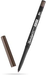 Pupa Matita Occhi Waterproof Made to Last Definition Eyes Pencil (Colore 201 Bon Ton Brown) Tenuta estrema, Stilo automatica, Mina retraibile, Temperino incluso Formato 0,35 g