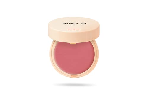 Pupa Blush Wonder Me (Colore 005 Deep Passion Matt) Fard Viso Effetto naturale con Acido Ialuronico, Guance perfezionate senza Macchie, disponibile in 9 Varianti Colore (Formato 4 g)