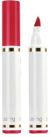 Generic Rossetto a 6 colori, senza macchie, rossetto resistente alla luce, 3,5 g, colore argento glitterato (E, taglia unica)