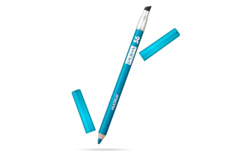 Pupa Matita Occhi Multiplay Scuba Blue Triplo Uso Eyeliner, Ombretto e Kajal Adatta per Occhi sensibili e Lenti a contatto (Colore 56 Scuba Blue) Formato 1,2 g