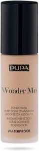 Pupa Fondotinta Fluido Waterproof Wonder Me (040 Honey Warm) Fondotinta Perfezione istantanea e Leggerezza assoluta, lunga Durata, resiste all’Acqua e all’Umidità Formato 30 ml