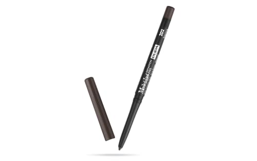 Pupa Matita Occhi Waterproof Made to Last Definition Eyes Pencil (Colore 202 Dark Cocoa) Tenuta estrema, Stilo automatica, Mina retraibile, Temperino incluso Formato 0,35 g