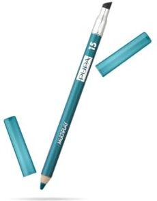 Pupa Matita Occhi Multiplay Blue Green Triplo Uso Eyeliner, Ombretto e Kajal Adatta per Occhi sensibili e Lenti a contatto (Colore 15 Blue Green) Formato 1,2 g