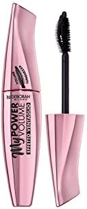 DEBORAH Milano Mascara My Power Volume, Ultra-Volumizzante e Allungante per Ciglia Effetto Ventaglio, Dona Elasticità e Forza, Nero, 14 ml