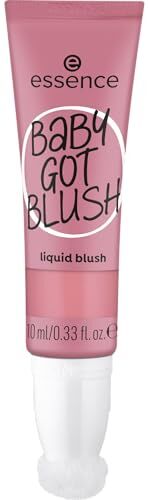 essence Baby GOT BLUSH Fard liquido, n. 30, colore rosso, risultato espresso, ad asciugatura rapida, naturale, vegano, privo di parabeni e di particelle di microplastica, confezione da 10 ml