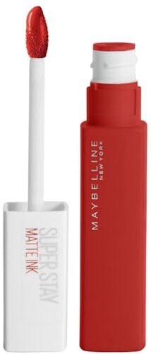 Maybelline New York Rossetto Matte SuperStay Matte Ink, Tinta Labbra a Lunga Tenuta, Colore Intenso e Vibrante, No Transfer, Dancer (118), 5 ml