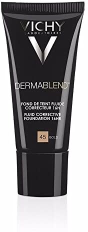 Vichy dermablend fondotinta correttore fluido colore n.45 gold 30 ml