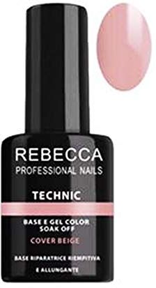 Rebecca Techinc Base e Color Gel Semipermanente 10ml 2 in 1 Colore Cover Beige