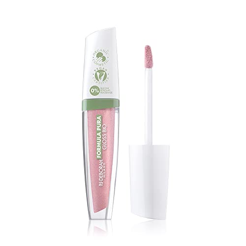 DEBORAH Gloss BIO Formula Pura Ultra Brillante e Nutriente, Colore n.2 Rose, con 100% ingredienti di origine naturale