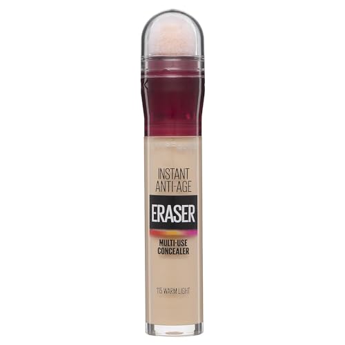 Maybelline Correttore istantaneo anti-age per occhiaie e imperfezioni, formula ultra sfumabile, 115 Warm Light