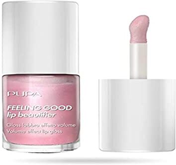 Pupa Feeling Good Lip Beautifier Gloss Labbra Effetto Volume 001 Rose Ml.5 Lucidalabbra