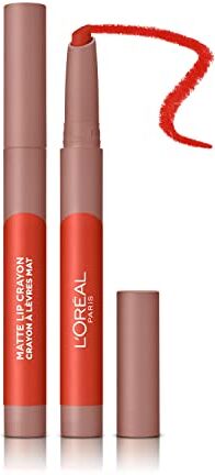 L'ORÉAL Paris Infallible Very Matte Lip Crayon, Rossetto Effetto Opaco, Colore: Caramel Rebel (110)