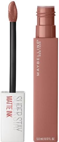 Maybelline New York Rossetto Matte SuperStay Matte Ink, Tinta Labbra a Lunga Tenuta, Colore Intenso e Vibrante, No Transfer, Seductress (65), 5 ml