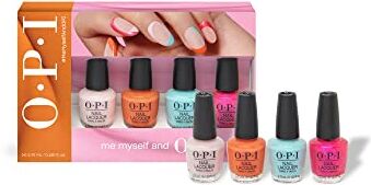 Wella OPI Nail Lacquer, Smalto per Unghie, "Me, myself and OPI" Spring Collection, 4 Pezzi Mini Pack​