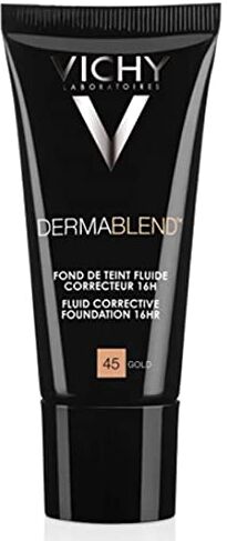 Vichy Dermablend Fondotinta Correttore, 45 Gold 30 ml