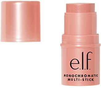 e.l.f. Blush multi-stick monocromatico, cremoso, leggero, versatile, lussuoso, aggiunge brillantezza, facile da usare in viaggio, si miscela senza fatica, pesca scintillante, 4,4 g