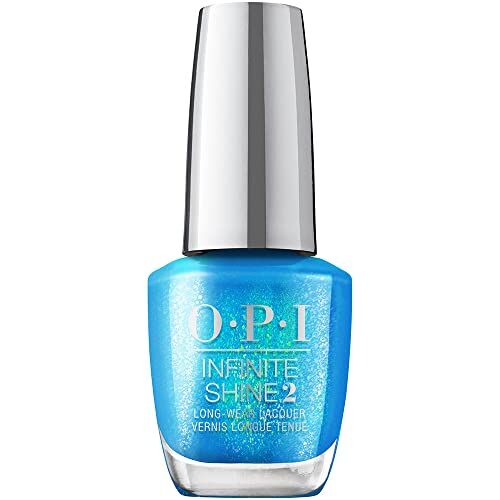 Wella OPI Infinite Shine, Smalto per Unghie a Lunga Durata, "Power Of Hue" Summer Collection, Feel Bluetiful, Turchese Shimmer, 15ml