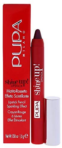 Pupa Shine Up! Rossetto Matita-Rossetto Effetto Scintillante 012 Comae Into The Dark Side