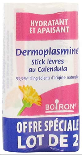 Boiron Dermoplasmine sticks lèvres calendula 2x4g