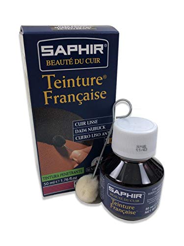SAPHIR TEINTURE FRANCAISE PELLE LIQUIDO Zaffiro (50ml basi + Speciali) NERO PROFOND 100)