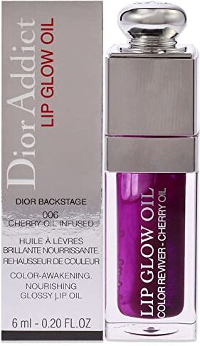 Christian Dior Christian  Addict Lip Glow Oil Olio Labbra Brillante 006 Berry, 6 ml