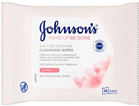 Johnson & Johnson Johnson's Face Care Make Up Be Gone Refreshing Wipes 1 unit of 25