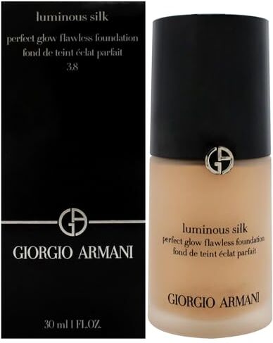 Giorgio Armani Luminous Silk Foundation, 8. 75 Tan to Deep, Peach, 30 ml