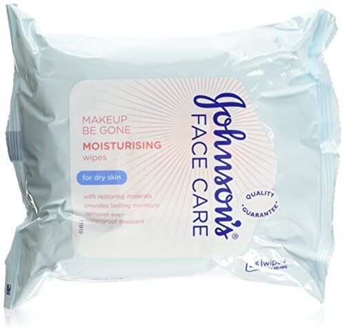 Johnson & Johnson Johnson's Face Care Make Up Be Gone Salviette idratanti per pelli secche, confezione da 2